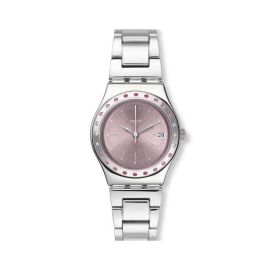 Swatch / Irony / Pinkround / orologio donna / quadrante rosa / cassa e bracciale acciaio