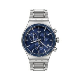 Swatch / Irony Chrono / Cobalt Lagoon / orologio uomo / quadrante blu / cassa e bracciale acciaio