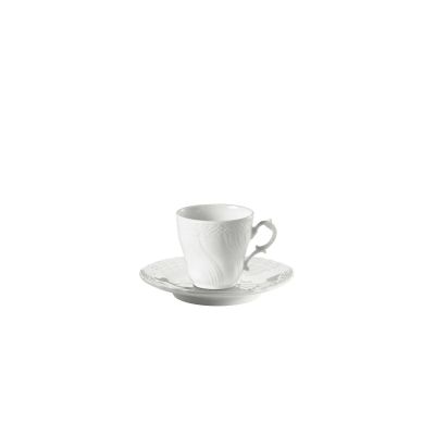 Richard Ginori / Vecchio Ginori / set 3 tazze caffè con piattino / porcellana