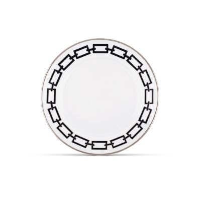 Richard Ginori / Catene / piatto piano 28 cm / porcellana / bianco e nero