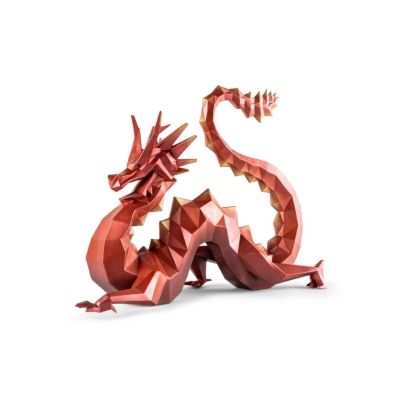 Lladró / Sculptures / Dragon – Drago / statua / porcellana / rosso / opaca / EDIZIONE LIMITATA