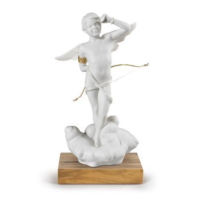 Lladró / Sculptures / Cupid – Cupido / statua / porcellana / bianca / opaca
