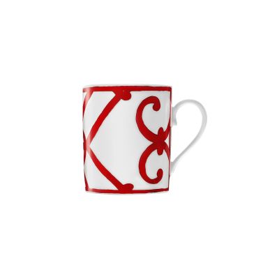 Hermès / Balcon du Guadalquivir / mug n° 2 / porcellana / bianco, rosso
