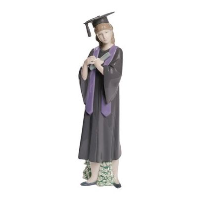 Nao / Sculptures / Graduate Joy – Gioia per la laurea / statua / porcellana / lucida