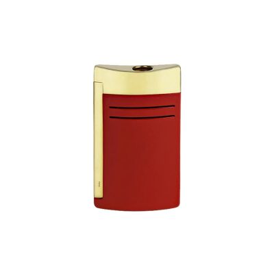 Dupont / Maxijet / accendino / laccato rosso finitura dorata