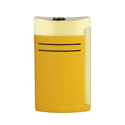 Dupont / Maxijet / accendino / laccato giallo finitura dorata
