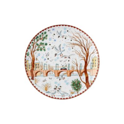 Hutschenreuther / Regali di Natale / Piatto 22 cm / porcellana