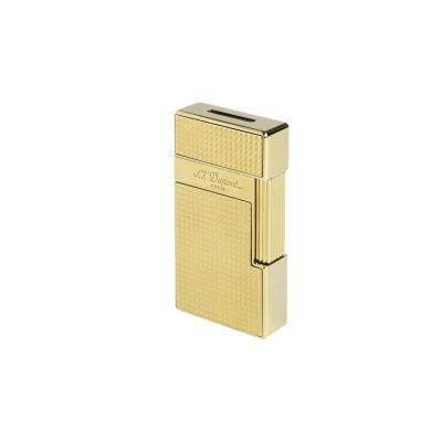 Dupont / Biggy / accendino a punta di diamante / cromo oro