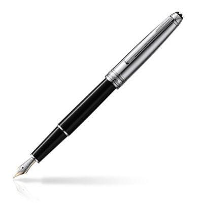 Montblanc / Meisterstück Solitaire / penna stilografica Doué Stainless Steel Classique