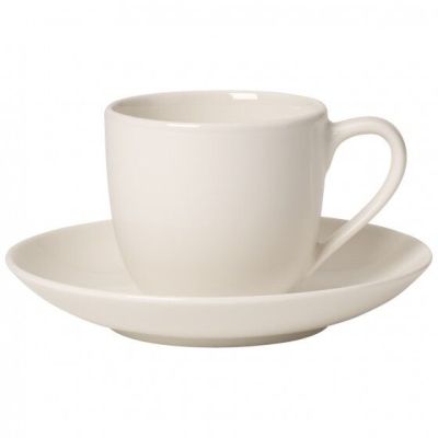 Villeroy & Boch / For me / set 6 tazze caffè con piattino / porcellana