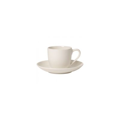 Villeroy & Boch / For me / set 6 tazze caffè con piattino / porcellana