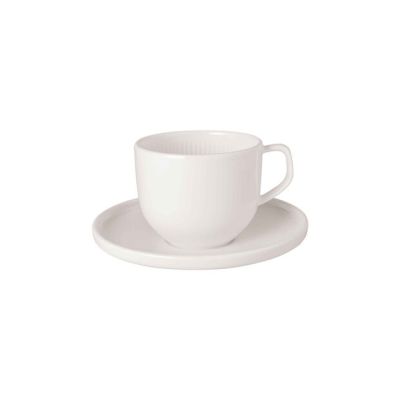 Villeroy & Boch / Afina / set 6 tazze caffè con piattino / porcellana