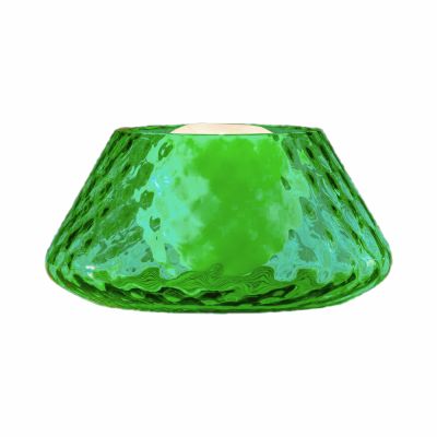 Venini / Lele / portacandele / verde erba / vetro soffiato lavorato a mano