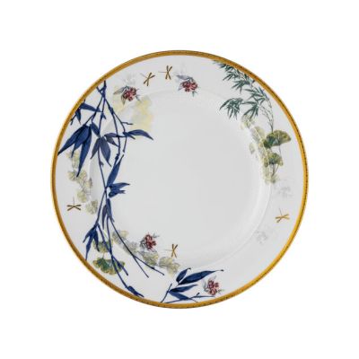Rosenthal / Heritage Tourandot / piatto piano 27 cm / porcellana / bianca con fantasie