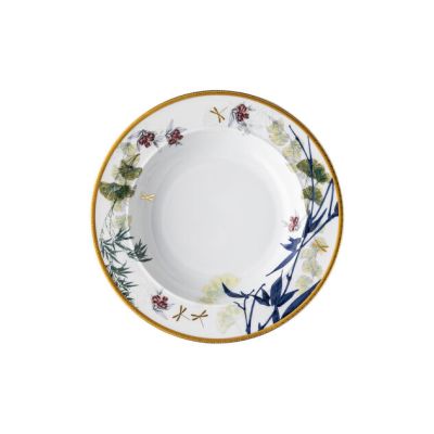 Rosenthal / Heritage Tourandot / piatto fondo 22 cm / porcellana / bianca con fantasie