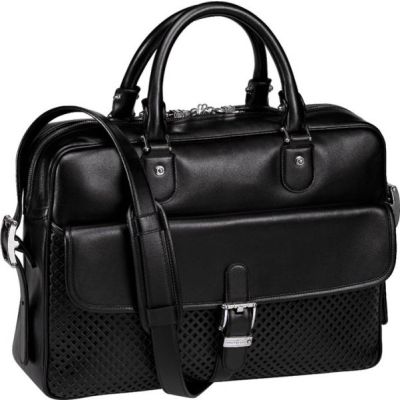 Montblanc / Meisterstück / borsa porta documenti / pelle nera