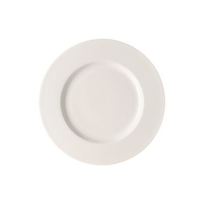 Rosenthal / Brillance / piatto piano 23 cm con falda / porcellana / bianca