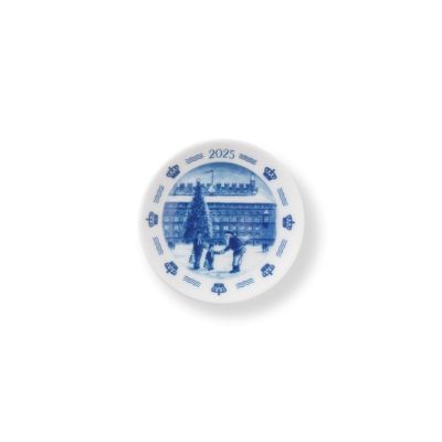 Royal Copenhagen / placchetta di Natale 2025 / Natale a Copenaghen / porcellana