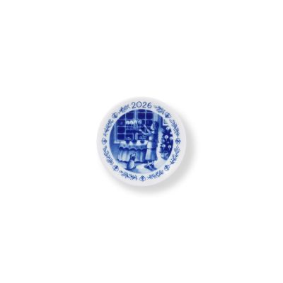 Royal Copenhagen / placchetta di Natale 2026 / Nel bagliore delle luci di Natale / porcellana