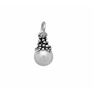 Giovanni Raspini / Drops / charm Perlage / argento con perle naturali