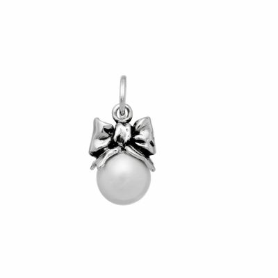 Giovanni Raspini / Drops / charm Fiocco / argento con perle naturali