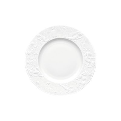 Rosenthal / Magic Flute / piatto piano 19 cm / porcellana / bianca