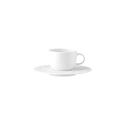 Rosenthal / Magic Flute / tazza caffè con piattino / porcellana / bianca