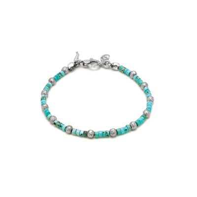Giovanni Raspini / Uomo / bracciale Tango / argento e howlite
