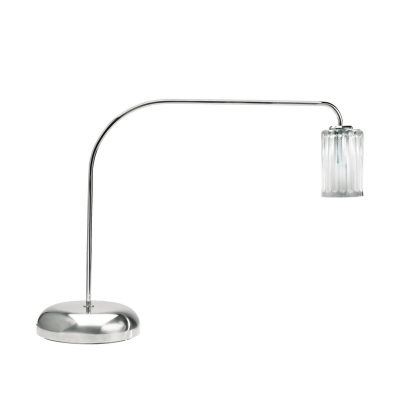 Lalique / Décoration d'intérieur / Lampe Jaffa – Jaffa Lamp / lampada da tavolo / cristallo e metallo cromato