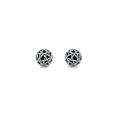 Giovanni Raspini / Intrecci / orecchini boule / argento