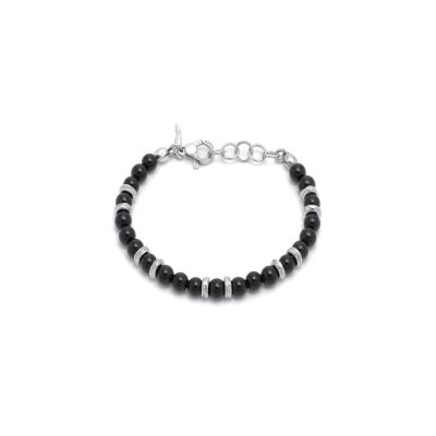 Giovanni Raspini / Uomo / bracciale Tango / argento e onice