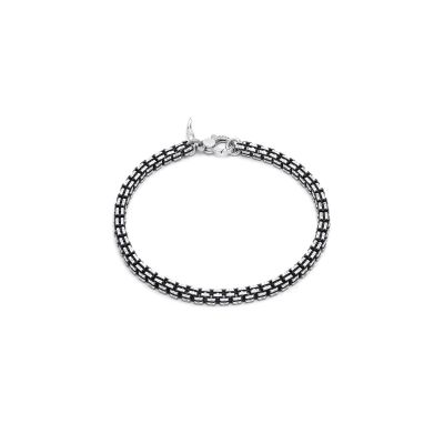 Giovanni Raspini / Uomo / bracciale maglia quadra misura L / argento