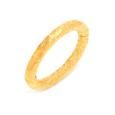 Giovanni Raspini / Stone / bracciale bangle grande / argento dorato