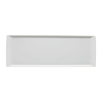 Rosenthal / Mesh / piatto rettangolare 41 x 15 cm / porcellana / bianca