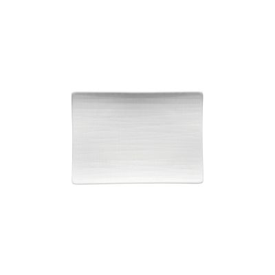 Rosenthal / Mesh / piatto rettangolare 18 x 13 cm / porcellana / bianca