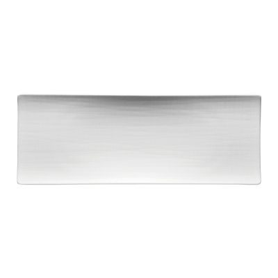 Rosenthal / Mesh / piatto rettangolare 34 x 13 cm / porcellana / bianca