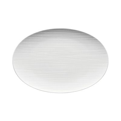 Rosenthal / Mesh / piatto ovale 30 cm / porcellana / bianca