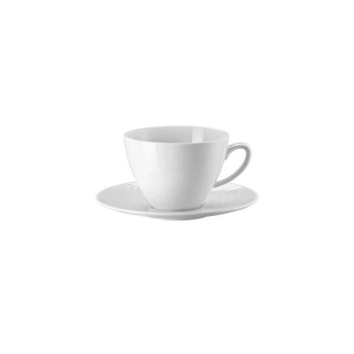 Rosenthal / Mesh / tazza tè con piattino / porcellana / bianca