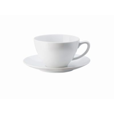 Rosenthal / Mesh / tazza colazione con piattino / porcellana / bianca