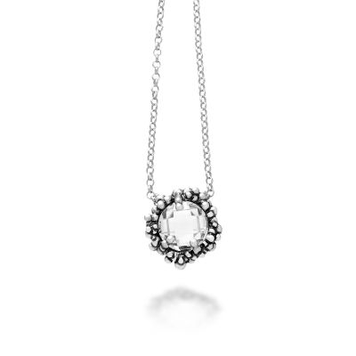 Giovanni Raspini / collana con pendente Shine / argento e zircone