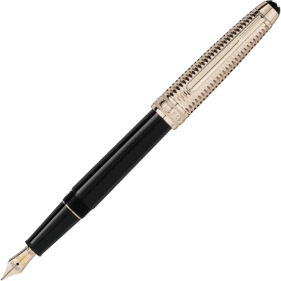 Montblanc / Meisterstück Solitaire / penna stilografica Doué Geometry Champagne Gold-Coated Classique