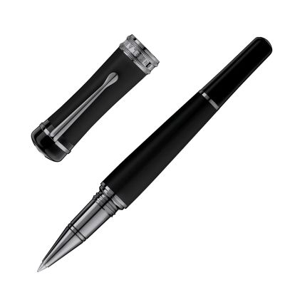 Montblanc / Bonheur Boyfriend / penna roller / resina nera