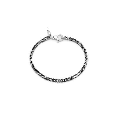 Giovanni Raspini / Uomo / bracciale Treccia Quadra piccolo misura L / argento