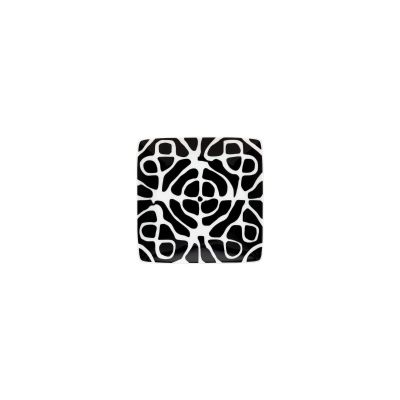 Rosenthal – Home / Monochrome / coppetta quadra piana 12 cm / porcellana / nero, bianco