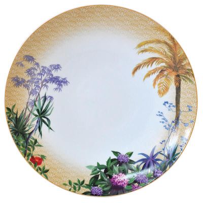 Bernardaud / Tropiques / piatto piano 27 cm / porcellana