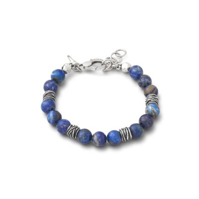 Giovanni Raspini / Uomo / bracciale Big Tango - misura L / argento e lapislazzuli