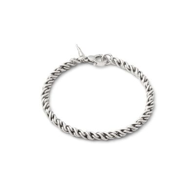 Giovanni Raspini / Uomo / bracciale Treccia grande misura L / argento