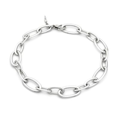 Giovanni Raspini / Catene / collana maglia ovale bold / argento