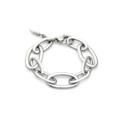 Giovanni Raspini / Catene / bracciale maglia ovale bold / argento
