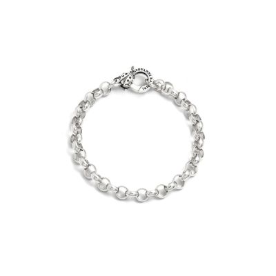 Giovanni Raspini / Catene / bracciale rolò chiusura coccinella / argento